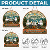 Custom Wood Sign - Personalized Anniversary Wedding Camping Gifts For Campers, Husband And Wife, Him And Her - Camp Life Best Life