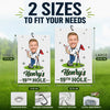 Custom Photo Golf Towel - Personalized Birthday Gifts For Golf Lovers, Sports Fans, Sports Lovers - Golf Is My Happy Place