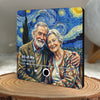 Custom Photo Music Fridge Magnet That Can Play Songs - Personalized Anniversary Wedding Gifts For Husband And Wife, Him And Her - Sweet Melodies, Wrinkly Smiles