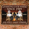 Custom Home Decor Metal Sign - Personalized Anniversary Wedding Gifts For Husband And Wife, Him And Her - Love Keeps Us Wild