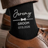 Custom Embroidered Socks - Personalized Groomsmen Proposal Wedding Gifts For Groomsmen - The Groomsmen Crew