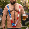 Custom T-shirt - Personalized Funny Gifts For Men - Red White And Ready To Party