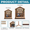 Custom Wooden Tracker Sign - Personalized Bookish Gifts For Book Lovers, Bookworms, Readers - Read More Smile More