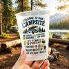 Custom Party Cups - Personalized Summer Vacation And Travel Camping Gifts For Campers, Mom, Dad, Brother, Sister, Kids - Keep Calm And Camp On