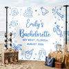 Custom Backdrop - Personalized Summer Vacation And Travel Gifts For Best Friends, Family - Sun, Sand And Bridal Plans