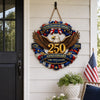 Custom Wood Sign - Personalized America 250th Anniversary Gifts For Mom, Dad, Brother, Sister, Kids - Strength That Stands The Test Of Time