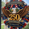 Custom Wood Sign - Personalized America 250th Anniversary Gifts For Mom, Dad, Brother, Sister, Kids - Strength That Stands The Test Of Time