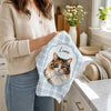 Custom Photo Kitchen Towel - Personalized Birthday Gifts For Dog Cat Lovers, Dog Dad And Mom, Cat Owners - The Cutest Kitchen Helper