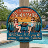 Custom Wood Sign - Personalized Summer Vacation And Travel Gifts For Husband And Wife, Him And Her - Sunshine And Sips