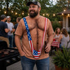 Custom T-shirt - Personalized Funny Gifts For Men - Red White And Ready To Party