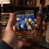 Custom Photo Whiskey Glass - Personalized Anniversary Wedding Gifts For Husband And Wife, Him And Her - Forever And Always