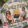 Custom Wood Sign - Personalized Summer Vacation And Travel Gifts For Husband And Wife, Him And Her - Cheers To Summer Days