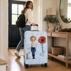 Custom Luggage Cover - Personalized Summer Vacation And Travel Gifts For Women, Besties, Sisters, BFF - Wander Far Live Fully