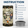 Custom 4 In 1 Can Cooler Tumbler - Personalized Birthday Camping Gifts For Campers, Husband And Wife, Him And Her - Camp Life, Couple Vibes