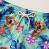 Custom Photo Paws Out, Sun's Out - Dog & Cat Personalized Custom Tropical Hawaiian Aloha Men Beach Shorts - Summer Vacation Gift For Pet Owners, Pet Lovers