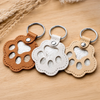 Custom Photo Leather Pet Hair Keychain - Personalized Pet Memorial Sympathy Gifts For Dogs, Cats - Always In My Heart