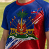 Custom Men's Haiti World Football Jersey Shirt - Personalized Birthday Gifts For Football Lovers, Sports Fans, Sports Lovers - Chasing Goals, Repping My Roots