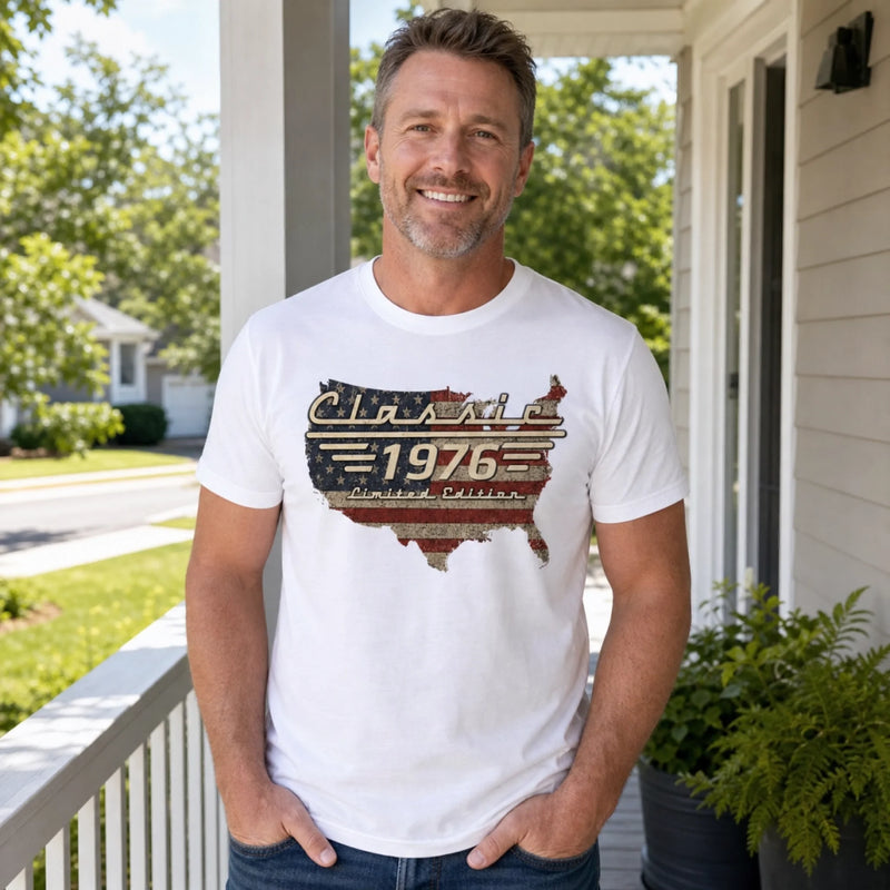 Custom T-shirt, Hoodie - Personalized America 250th Anniversary Gifts, Birthday Gifts For Dad, Grandpa, Family, Yourself - Classic But Legendary