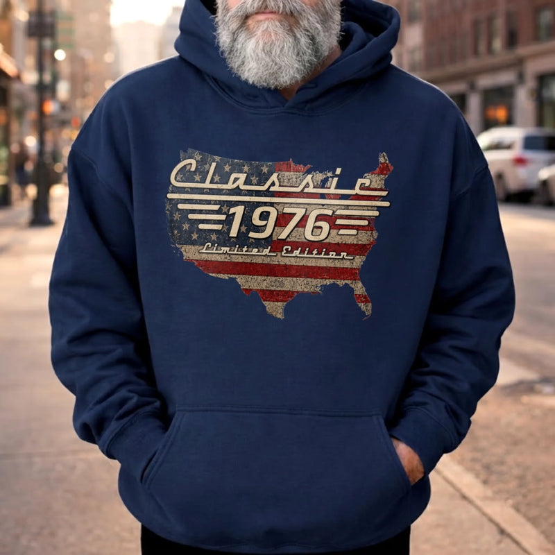 Custom T-shirt, Hoodie - Personalized America 250th Anniversary Gifts, Birthday Gifts For Dad, Grandpa, Family, Yourself - Classic But Legendary