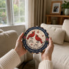 Custom Round Shaped Stone With Stand - Personalized Memorial Sympathy Gifts For Loss Of Mom, Dad - Forever In Loving Memory