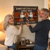 Custom Home Decor Metal Sign - Personalized  Anniversary Wedding Gifts For Husband And Wife, Him And Her - Stuck With You