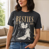 Custom Photo Washed Cotton T-shirt - Personalized Best Friend Birthday Gifts For Women, Besties, Sisters, BFF - Still Rocking Together After All These Years