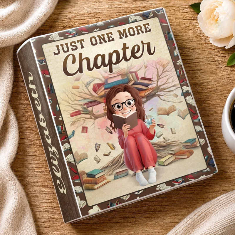 Custom Book Vase - Personalized Bookish Gifts For Book Lovers, Bookworms, Readers - Booked All Day