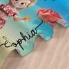 Custom Beach Towel - Personalized Summer Vacation And Travel Gifts For Women, Besties, Sisters, BFF - Slay, Swim, Repeat