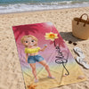 Custom Beach Towel - Personalized Summer Vacation And Travel Gifts For Women, Besties, Sisters, BFF - Slay, Swim, Repeat