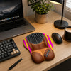 Custom Mouse Pad - Personalized Anniversary Wedding Gifts For Husband And Wife, Him And Her - Proud Wife Happy Life