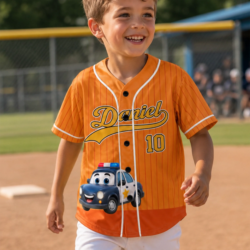 Custom Kids Baseball Jersey - Personalized Birthday Gifts For Kids - Little Dream Big Adventures