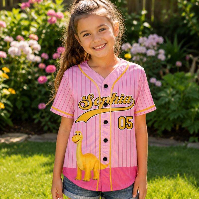 Custom Kids Baseball Jersey - Personalized Birthday Gifts For Kids - Little Dream Big Adventures
