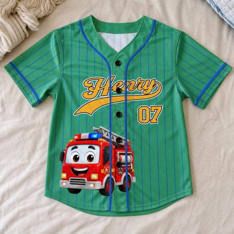 Custom Kids Baseball Jersey - Personalized Birthday Gifts For Kids - Little Dream Big Adventures