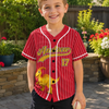 Custom Kids Baseball Jersey - Personalized Birthday Gifts For Kids - Little Dream Big Adventures