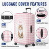 Custom Photo Luggage Cover - Personalized Summer Vacation And Travel Gifts For Dog Cat Lovers, Dog Dad And Mom, Cat Owners - Pawsport Ready
