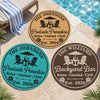 Custom Poolside Shaped Doormat - Personalized Birthday Gifts For Mom, Dad, Brother, Sister, Kids - Backyard Bar
