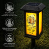 Custom Photo Solar Garden Light - Personalized Memorial Sympathy Gifts For Loss Of Mom, Dad - Forever In Our Hearts