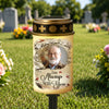 Custom Photo Solar Stake Lights - Personalized Memorial Sympathy Gifts For Loss Of Mom, Dad - Your Memory Shines On