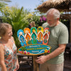 Custom Wood Sign - Personalized Summer Vacation And Travel Gifts For Grandma, Grandpa - Beach Days With Grandkids