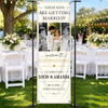 Custom Photo Welcome Banner - Personalized Anniversary Wedding Gifts For Husband And Wife, Him And Her - Best Day Ever, Hands Down