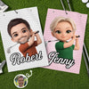 Custom Photo Golf Towel - Personalized Birthday Gifts For Golf Lovers, Sports Fans, Sports Lovers - Life Needs Golf
