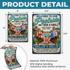 Custom Poolside Home Decor Metal Sign - Personalized  Summer Vacation And Travel Gifts For Husband And Wife, Him And Her - Welcome To Navy Home