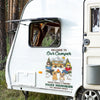 Custom RV Decal - Personalized Anniversary Wedding Camping Gifts For Campers, Husband And Wife, Dog Dad And Mom - Together Is Our Favorite Campsite
