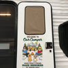Custom RV Decal - Personalized Anniversary Wedding Camping Gifts For Campers, Husband And Wife, Dog Dad And Mom - Together Is Our Favorite Campsite