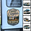 Custom RV Decal - Personalized Birthday Camping Gifts For Campers - Our Happy Camper Place