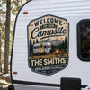 Custom RV Decal - Personalized Birthday Camping Gifts For Campers - Our Happy Camper Place