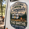 Custom RV Decal - Personalized Birthday Camping Gifts For Campers - Our Happy Camper Place
