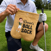 Custom Flannel Golf Ball Bag Sack - Personalized Birthday Gifts For Golf Lovers, Sports Fans, Sports Lovers - Fairways And Good Days