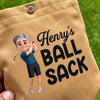 Custom Flannel Golf Ball Bag Sack - Personalized Birthday Gifts For Golf Lovers, Sports Fans, Sports Lovers - Fairways And Good Days