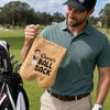 Custom Flannel Golf Ball Bag Sack - Personalized Birthday Gifts For Golf Lovers, Sports Fans, Sports Lovers - Fairways And Good Days